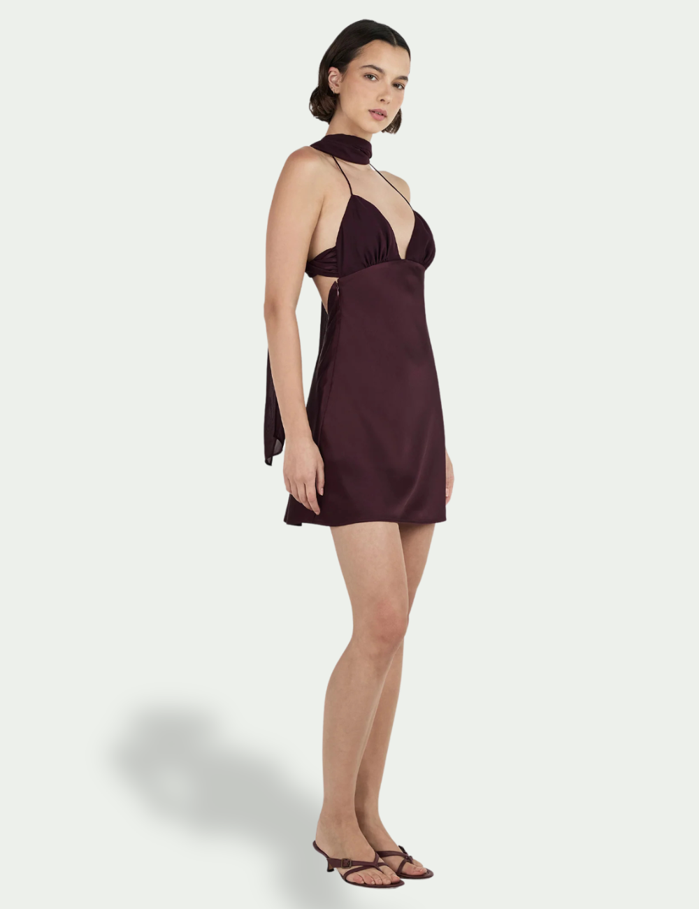 Plum Mini Dress