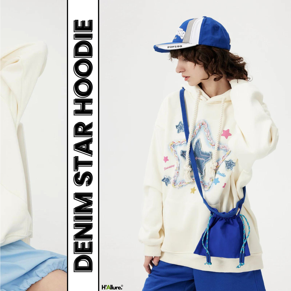 Denim Star Hoodie