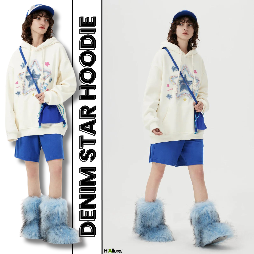 Denim Star Hoodie