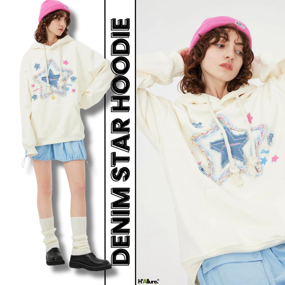 Denim Star Hoodie