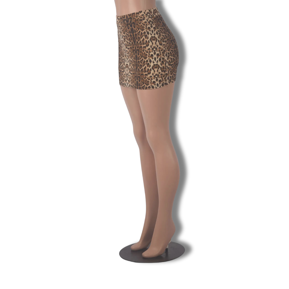 Leopard Miniskirt